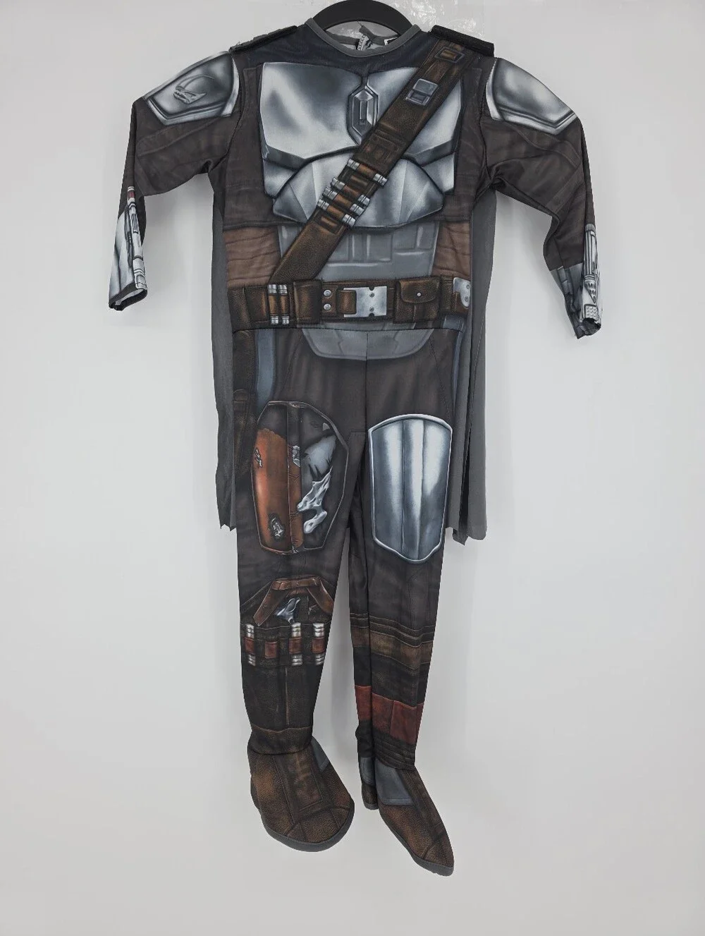 Star Wars Mandalorian Costume Toddler Rubies Jumpsuit Cape Mask Halloween NWOT
